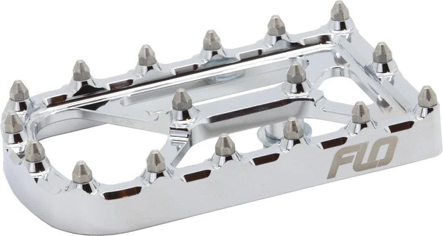 Flo Motorsports Touring Brake Pedal Pad Chrome Harley Davidson Touring — 第 1/1 张图片