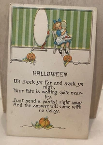 Postal de Halloween de colección poema infantil Nash en relieve serie original 30 - sin marcas - Imagen 1 de 11