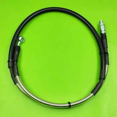 Front Brake Braided Hose Line For HONDA CR125R CR250R CR500R 1984 1985 1986-1991 - Imagen 1 de 3
