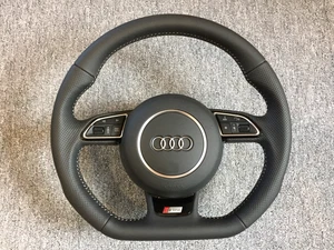 Multifunktionslenkrad Audi A3 8V S3 Lederlenkrad abgeflacht MUFU 8V0419091 R - Bild 1 von 6