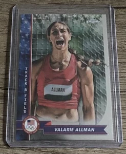 Valarie Allman 2024 Topps Chrome US Olympic & Paralympic Hopefuls #22 - Picture 1 of 1