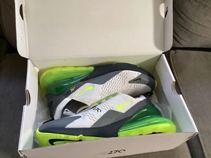New NIKE AIR MAX 270 PLATINUM TINT VOLT #CJ0550-001 MEN RUNNING SIZE 14 95 neon - Picture 1 of 5