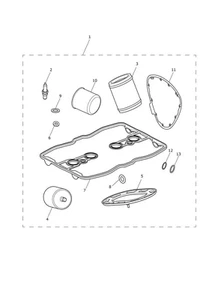 Kit de servicio Triumph Thunderbird LT y Commander - T3990008 - Imagen 1 de 1