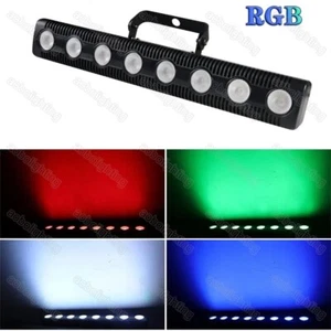 8LED RGB Music Strobe LED Par Light DJ Disco Wash Lights DMX512 Wash Lamp Stage - Picture 1 of 4