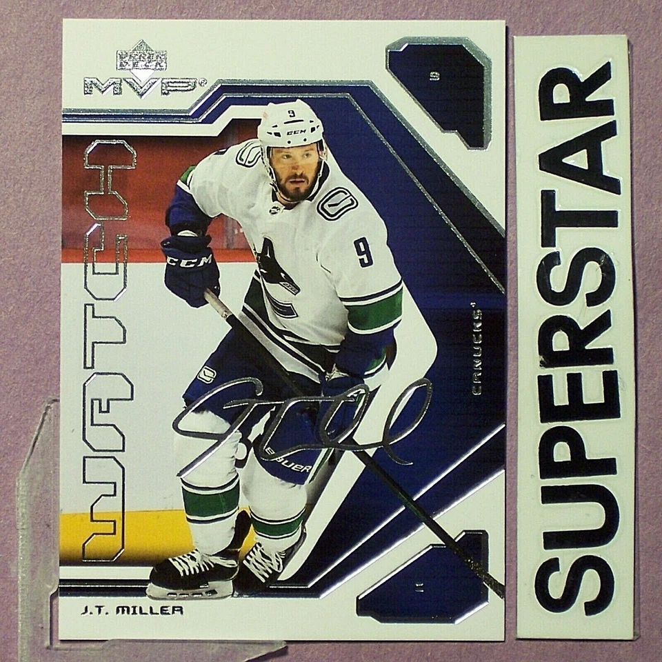 J.T. MILLER  2021-22  Upper Deck  MVP  20th Anniversary #74  Vancouver Canucks - Image 1 of 1