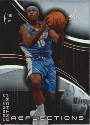 A7096- 2003-04 Upper Deck Triple Dimensions Reflections #17 Carmelo Anthony - Image 1 of 2