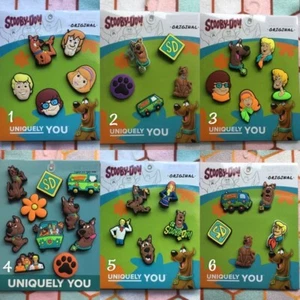 Crocs Handmade jibbitz 5pc Scooby Doo Fred Daphne Velma Shaggy shoe charms Set - Picture 1 of 28