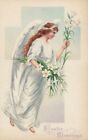 Vintage Easter Angel Postcard by Stetcher Series 778 A