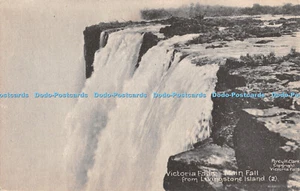 R411065 Victoria Falls Hauptfall von Livingstone Island 2 Percy M Clark Hunts C - Bild 1 von 4