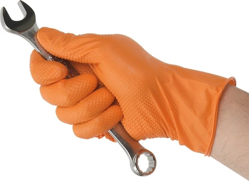 Eppco 8845 Tiger Grip Guanti in NITRILE misura XL colore Arancione