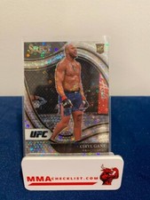 2021 Panini Select UFC Octagonside Disco Prizm Ciryl Gane #300 Rookie RC