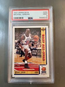 1991-92 Upper Deck - #452 Michael Jordan PSA 9
