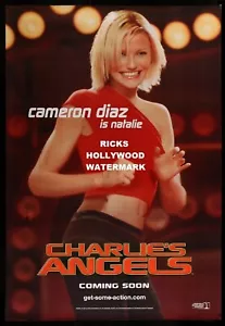 Original 2000 Charlie's Angels riesiges 48" x 70" Bus Shelter Poster CAMERON DIAZ - Bild 1 von 1