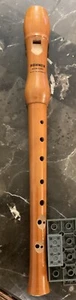 Vtg Hohner Konzert C-Descant Wooden Recorder Germany 9504 Exc Instrument 13" - Picture 1 of 4