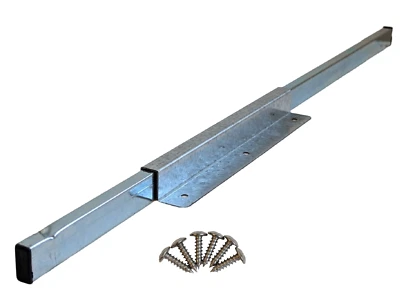 Pieghevole Acciaio Piatti da Tavolo Prolunga Tavolo Guida Asta 590 MM - Immagine 1 di 4