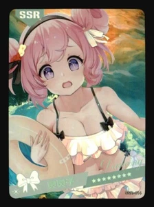 Traje de baño Saratoga Azur Lane Hot Holo SSR 14 Diosa Waifu Tarjeta Niña Doujin Anime - Imagen 1 de 3