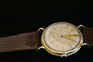 LONGINES 14K MASSIV GOLD HANDAUFZUG 17 JEWELS HERREN UHR LÄUFT - Bild 1 von 7
