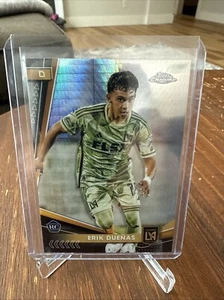 2024 Topps Chrome MLS ERIK DUEÑAS RC PRISM REFRACTOR LAFC #51 - Picture 1 of 2
