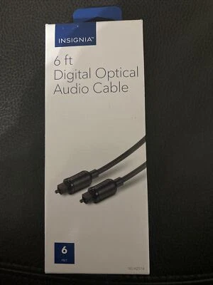 Cable de audio óptico Toslink Insignia NS-HZ514 6' Foto 1 de 3