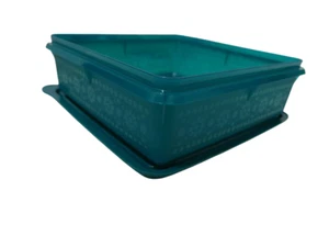2,9 L Tupperware Mosaico Verde Snack Stor Sandwich Dulce Cuadrado Guardián Ahorrador - Imagen 1 de 8