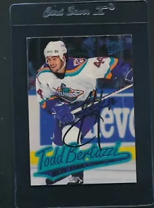 1996/97 Fleer Ultra #99 Todd Bertuzzi Islanders Auto firmata *C6897 - Foto 1 di 1