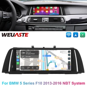 Radio WiFi Linux Pantalla Multimedia Coche 10.25"" Para BMW Serie 5 F10 2013-16 NBT - Imagen 1 de 12