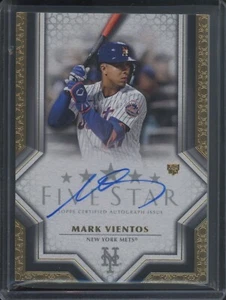 2023 Topps Five Star Baseball Mark Vientos #FSA-MV RC Rookie Auto - Picture 1 of 2