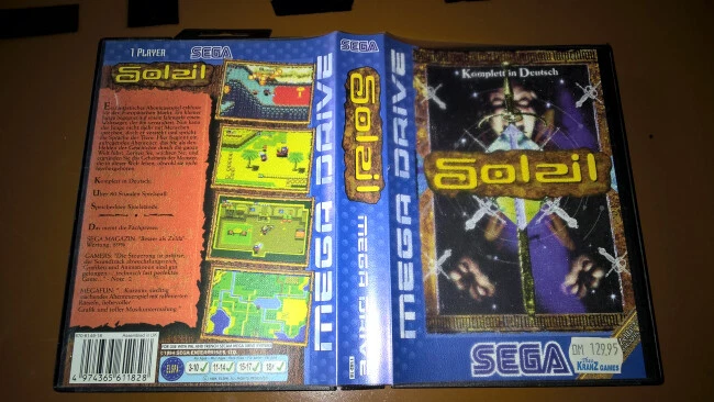 ## Soleil/Crusader Of Centy (German) - Sega Mega Drive / Md Game - Top# - Image 1 of 1