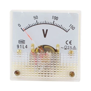 Sourcingmap 150V Analog Panel Volt Spannung Meter Voltmeter Gauge 91L4AC 0-150V - Bild 1 von 2
