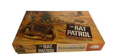 AURORA RAT PATROL Box With Lots Of Airfix Air Fix Toy Soldiers Incomplete - Image 1 of 4