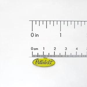 RC 1/14 PETERBILT Handcrafted Scale Truck Emblem Badge Tamiya Hauler TRX6 Logo - Picture 1 of 88