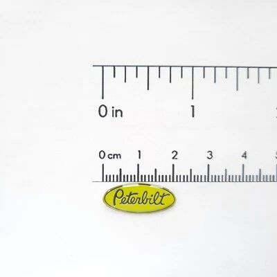 RC 1/14 PETERBILT Handcrafted Scale Truck Emblem Badge Tamiya Hauler TRX6 Logo - Image 1 of 4