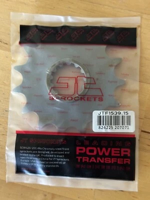 Roda dentada dianteira Kawasaki EX250R Ninja 250R 2008-2012 15T 15T JTF1539.15 - Imagem 1 de 2