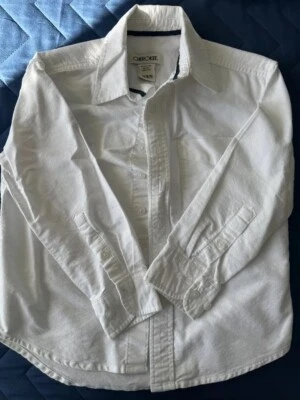 Cherokee Boy Shirt/ XS(4-5)/white/100% Cotton/excellent Conditions  - Image 1 of 4
