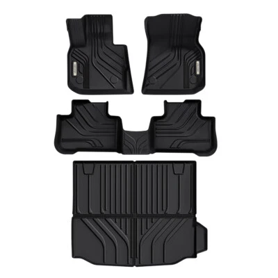 OEDRO Floor Mats +Cargo Liner for 2019-2024 BMW X3 30i M40i X3M TPE All Weather Foto 1 de 4