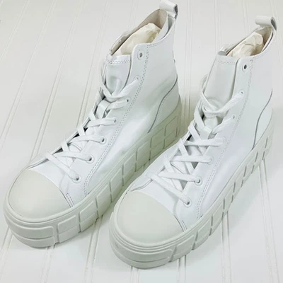 Zapatillas de plataforma de cuero Zara talla EU39 Foto 1 de 4