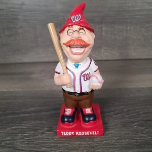 Teddy Roosevelt Washington Nationals Racing President Gartenzwerg 2018 - Bild 1 von 13