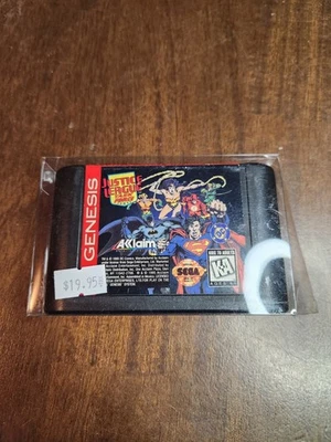 Justice League Task Force (Sega Genesis, 1995) Cart Only - Image 1 of 2