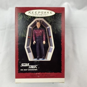 Hallmark Ornament Star Trek The Next Generation Captain Jean-Luc Picard 1995 TNG - Picture 1 of 6