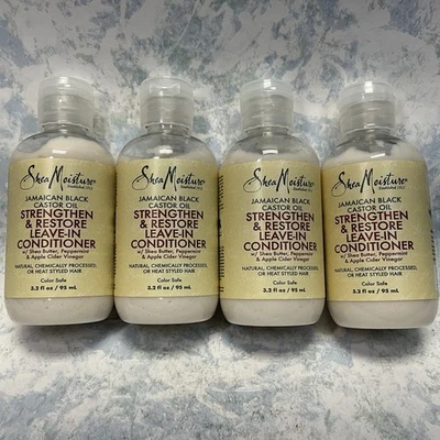 Shea Moisture Strengthen & Restore Leave-In Conditioner 3.2oz - Lot of 4 - Image 1 of 4