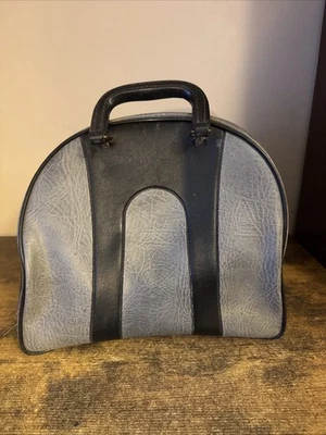 Bolsa de Bola de Boliche Vintage AMF STRIKELINE Preta e Cinza, Usado - Imagem 1 de 4