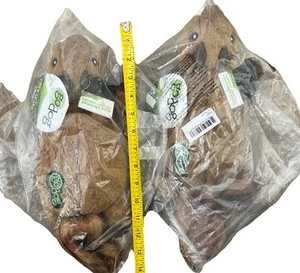 GoDog Flatz Plush Squirrel With Squeaker Dog Toy Lot Of 2 New - Picture 1 of 3