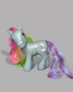 Hasbro My Little Pony G3 2002 cruscotto arcobaleno blu pony - Foto 1 di 3