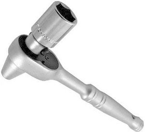 Llave de trinquete de andamio con zócalo de 7/8" cabezal de martillo de accionamiento industrial de 1/2" - Imagen 1 de 2