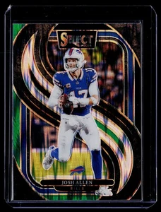 2024 Panini Select #122 Josh Allen Black & Green Prizm Shock - Picture 1 of 2