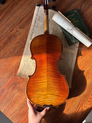Stradivirus 4/4 手工制作小提琴带免费盒免费送货 — 第 1/4 张图片