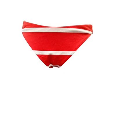 Maaji Reversible Bikini Bottoms Floral Striped Multicolor Size XL - Image 1 of 4