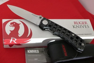 Ruger Columbia River CRKT 6.25" R1801 Harsey Go-N-Heavy Linerlock Knife MIB - Image 1 of 4