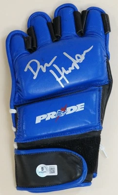 Dan Henderson Signed Official Pride FC Ouano Red Bolt Glove BAS COA UFC HOF Auto - Image 1 of 4