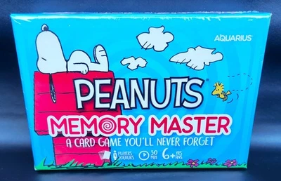Peanuts Memory Master A Card Game You'll Never Forget [Charlie Brown] (NIB) - Image 1 of 3